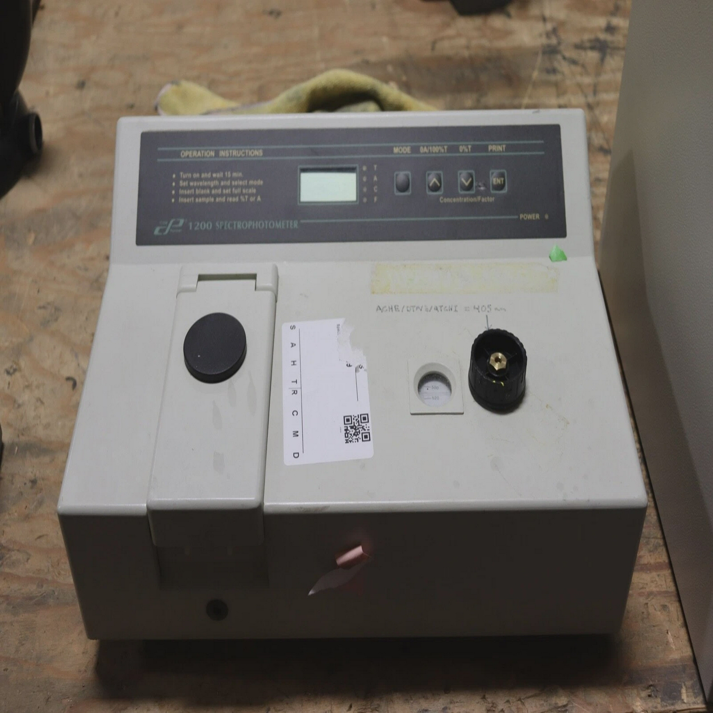 ColeParmer1200SPECTROPHOTOMETER
