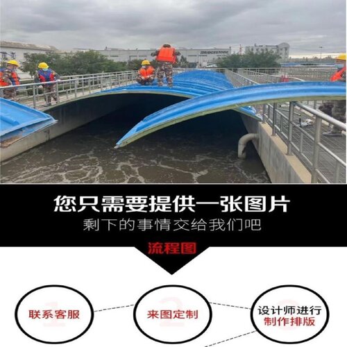玻璃钢污水池盖板玻璃钢拱形盖板玻璃钢集气罩废气收集罩防尘罩