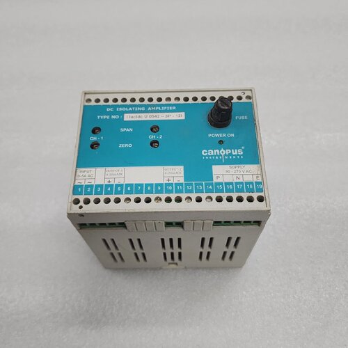 CANOPUS l lacldc U 05423P12I DC ISOLATING AMPLIFIER