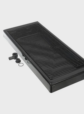 FBD12-2546-0031CupRestDripTrayBlackHeavy-DutyPlastic