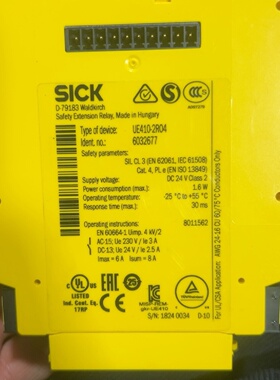询价*SICK安全继电器UE4102R04