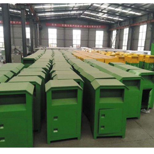 旧衣回收箱户外不锈钢小区公益爱心募捐旧衣物衣服绿色捐赠投放箱