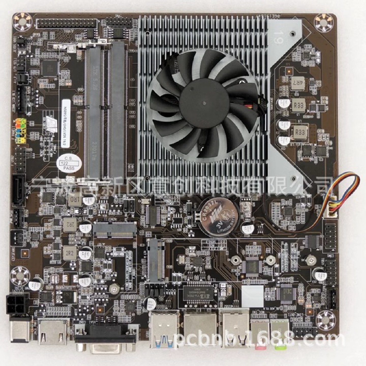 设计生产CPUX86多核心ITX电路控制板工控一体机N5095电脑主板