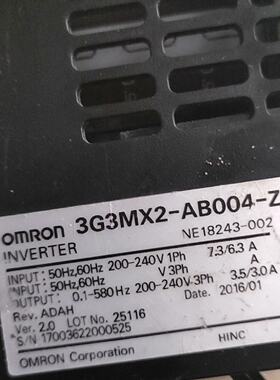 询价-变频器3G3MX2AB004ZV1主
