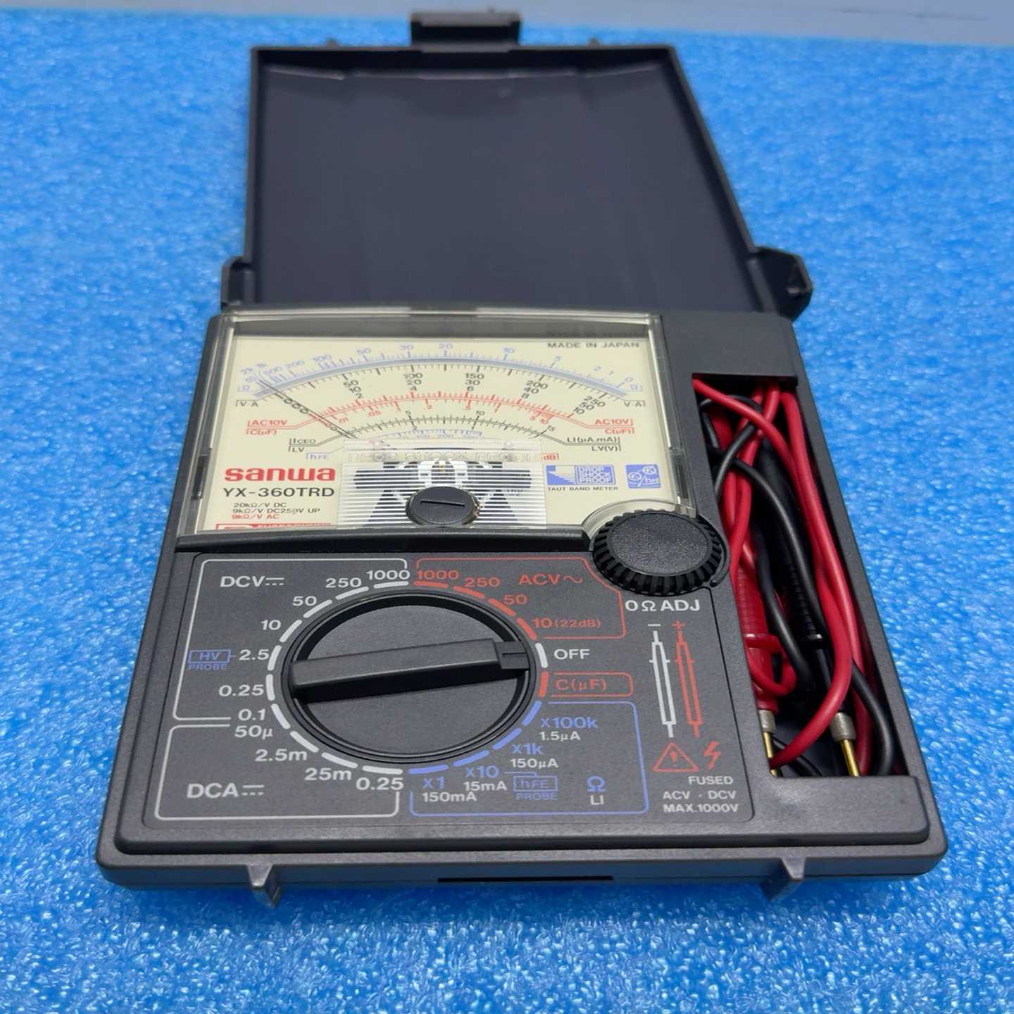 日本三和SanwaYX360TRF指针式万用表，实物拍摄--议价商品