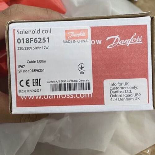 1PC Danfoss 018F6251 Solenoid coil BF230AS Cable 1.00m220230