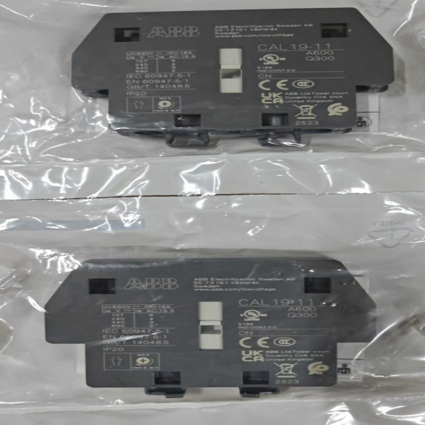 接触器辅助触点CAL19-11询价