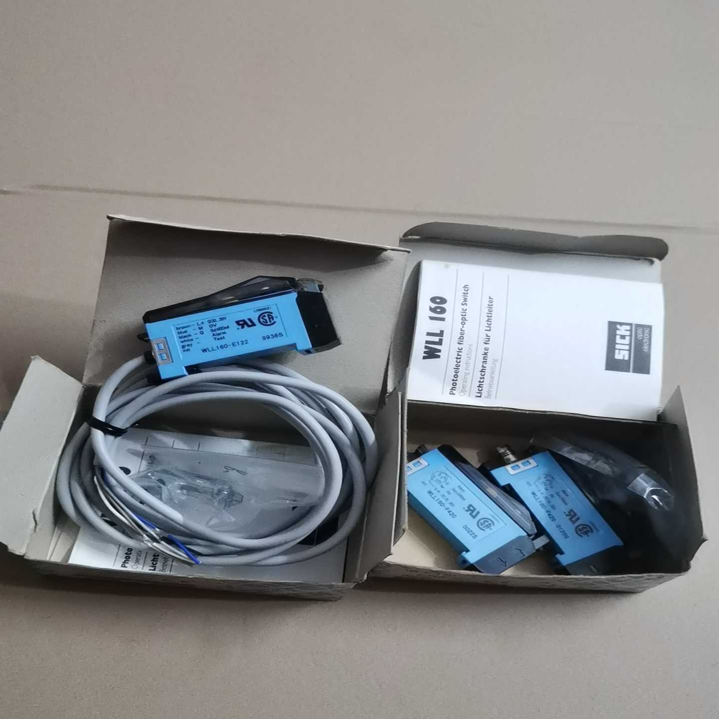 【议价】德国施克西克SICK传感器光纤放大器光电开关漫反射WLL16