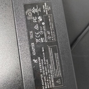 P240电源适配器阿达特24V6.6A八针充电器线圆孔8针 TECHATS160T