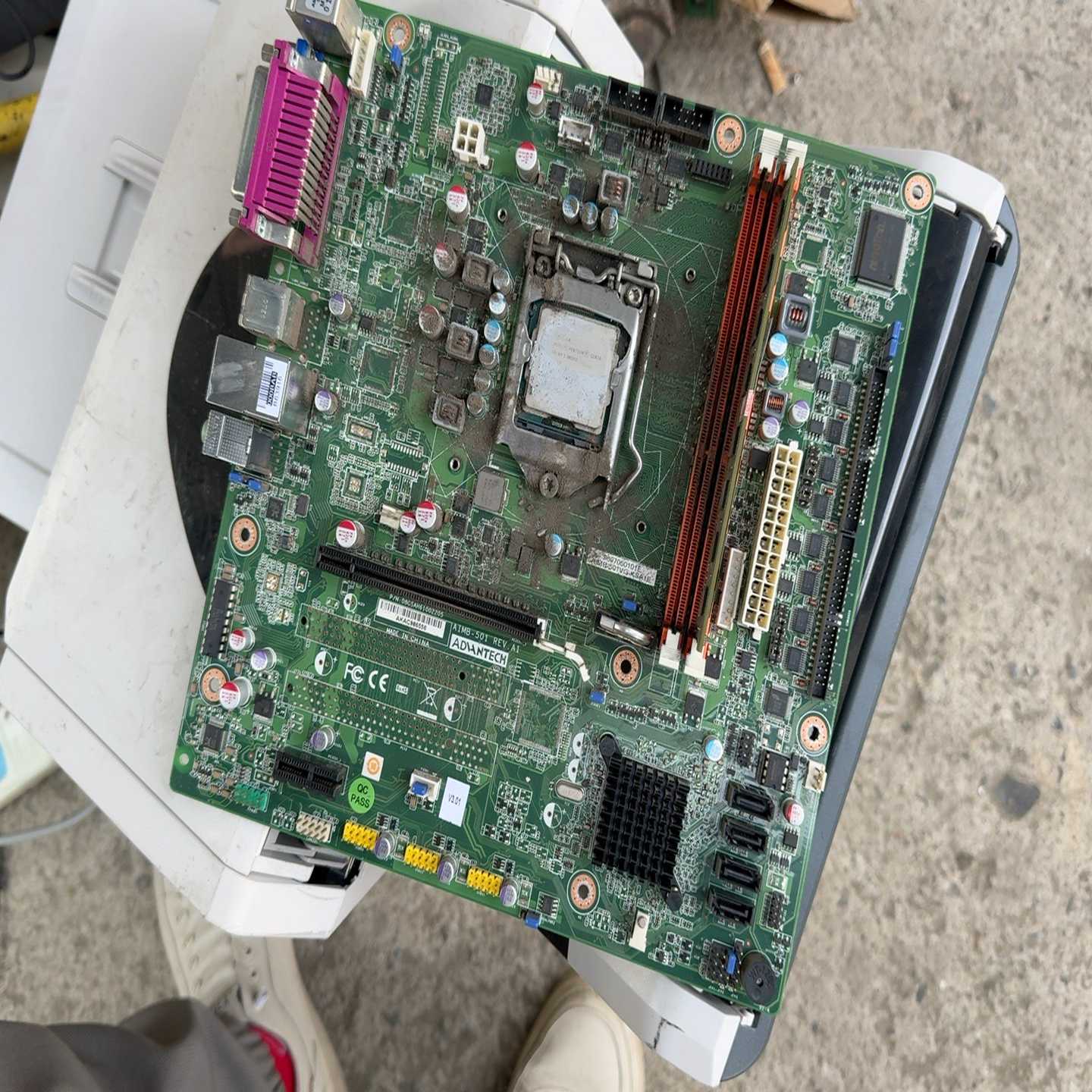 研华AIMB-501REV.A1H61工控机主板，有10-议价