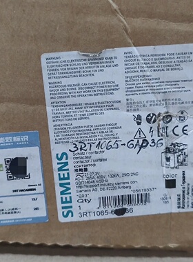 3RT10656AP36西门子接触器-询