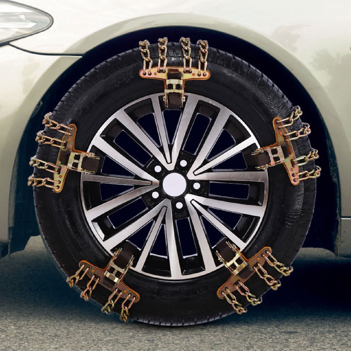 斯柯达速派205/55R16215/55R17235/45R18加粗铁链轮胎防滑链