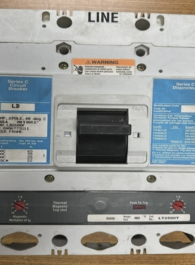 CUTLER-HAMMERLD2600F2P600A600VAC250VDCCIRCUITBREAKER