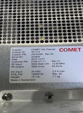 议价COMET RF MATCH 3500Vrms 135