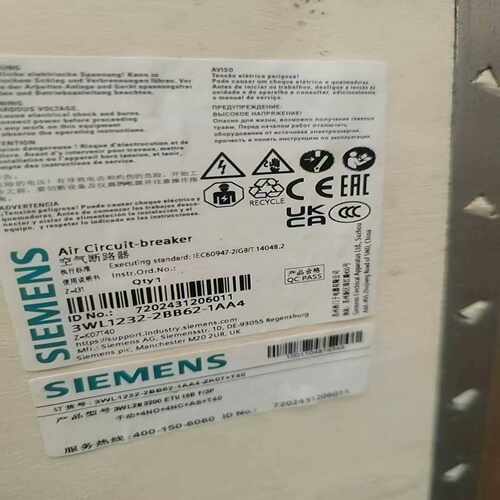 询价~3WL1232-2BB62-1AA4  3200A框架断路器