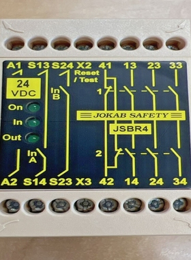 JokabSafety-JSCR4SafetyRelay24VDC*NewinBox*