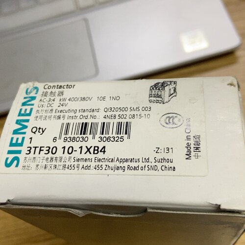 直流线圈接触器3TF30101XB4一共4个-询