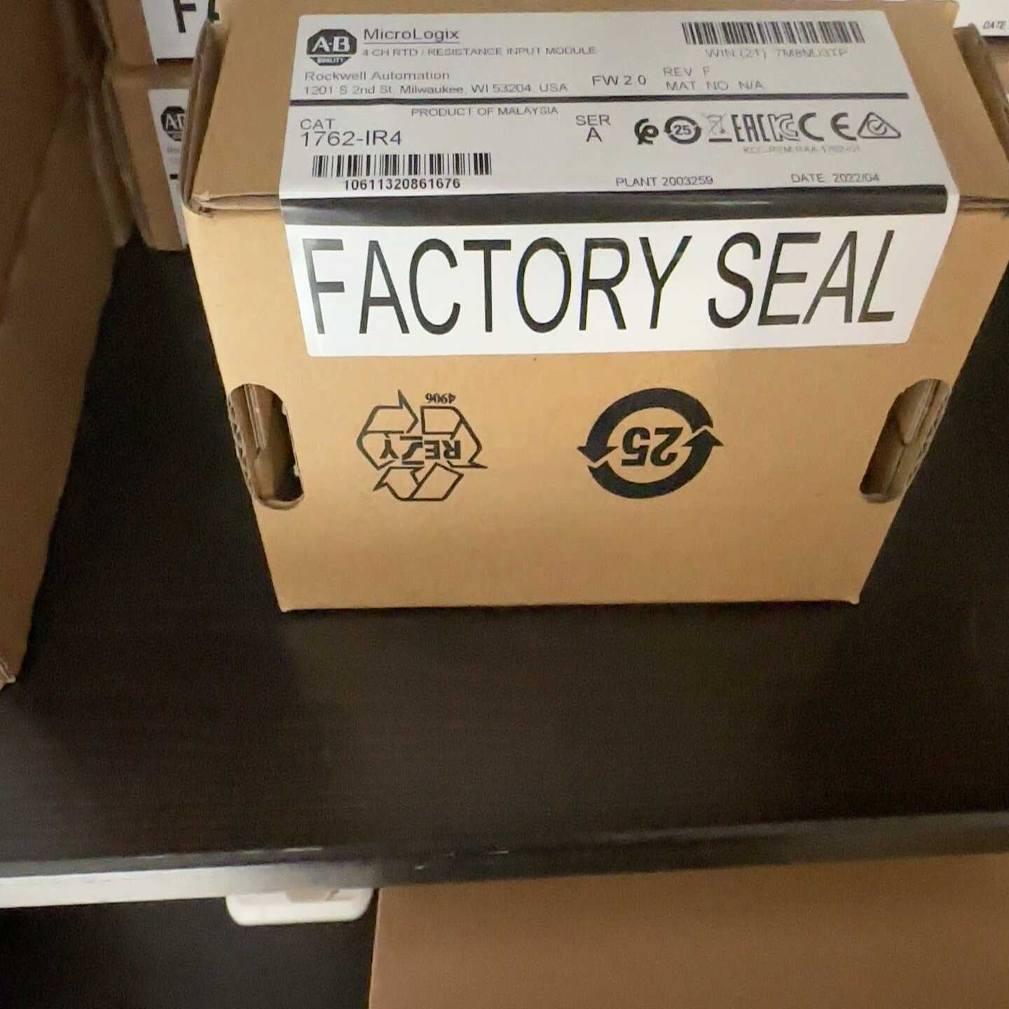 1762-IR4。未开封询价