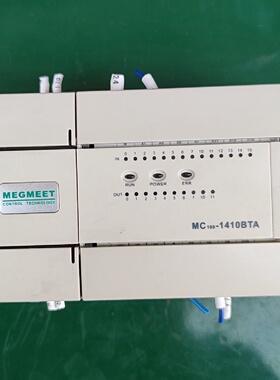 二手拆机麦格米特PLC控制器MC1001410BTA橙