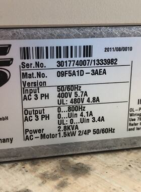 议价科比伺服驱动器 09F5A1D-3AEA，10F5MBD-3