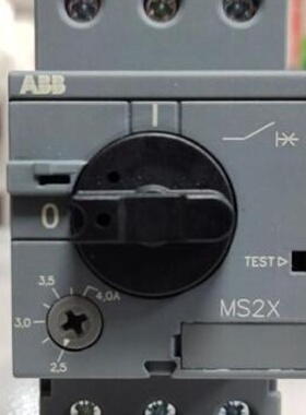 议价原装ABB马达保护用断路器?  MS2X-4    电流范围（2.5- 4A）