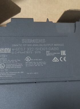 6ES73325HD010AB0全新仅拆封发布的就议价
