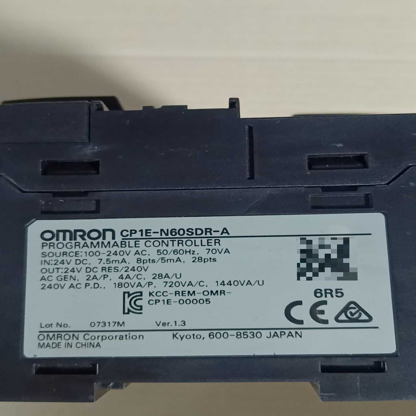 1.3版本CP1E-N60SDR-A,功能正常,实物拍询价