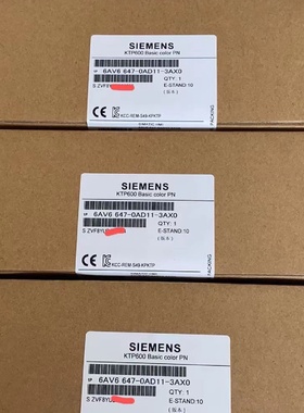 6AV66470AD113AX0西门子触摸屏99新带配件议价