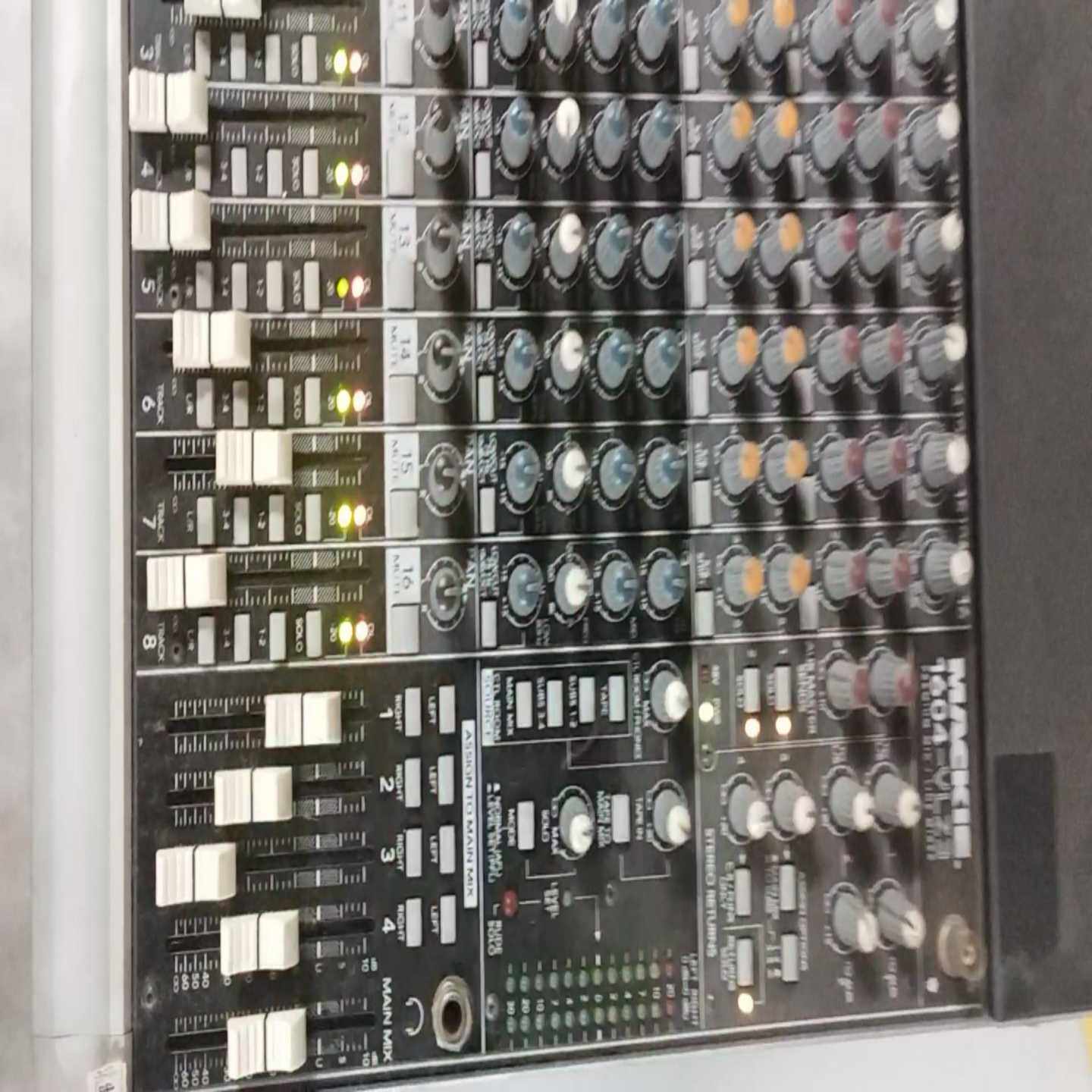 （议价）Mackie美琪1604-VLZ316路调音台，实物拍摄。