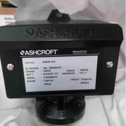 议价议价ASHCROFT WP424S XFS压力开关WP424SXFS压力开关议价
