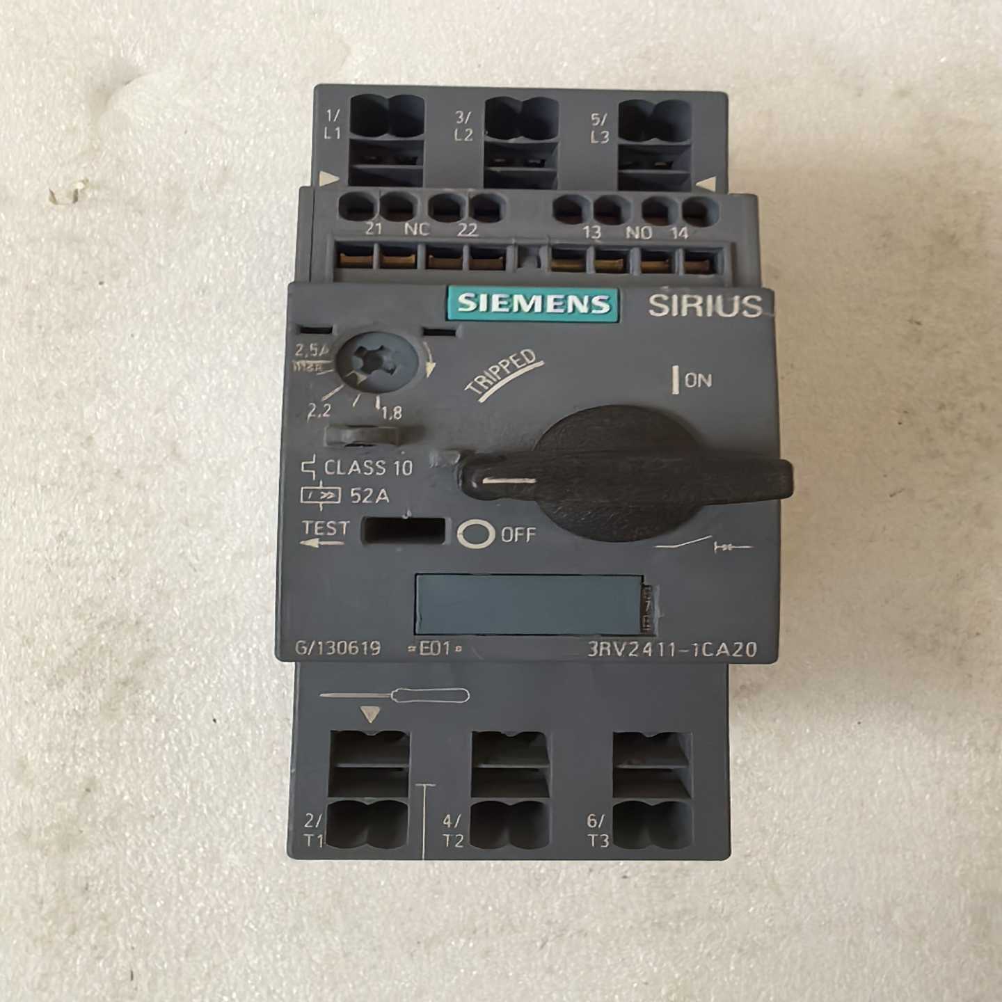 马达保护断路器3RV2411-1CA20，1.8-2.询价