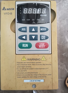 询价-台达变频器型号VFD015B43W1.5KW2HP3