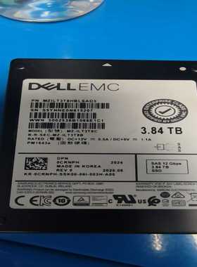 戴尔EMC3.84TSAS服务器固态硬盘，型号MZILT--议价商品