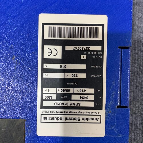 询价-意大利安萨尔多控制器SPAM016U1D成色如图质量