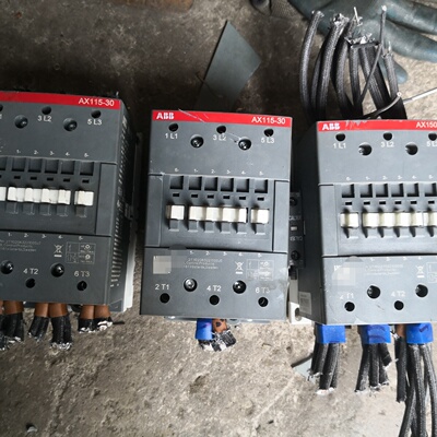 拆机新装未使用ABB接触器AX11530三台线圈220V