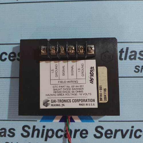 GaiTronics 69144001 Shunt Diode Barrier 66 Ohm 18 Volts