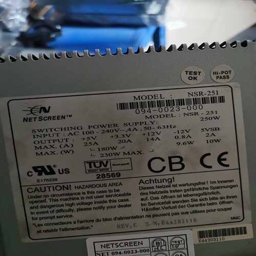折机 JUNIPER NS-500 NSR-251 电源【卡奥电子】