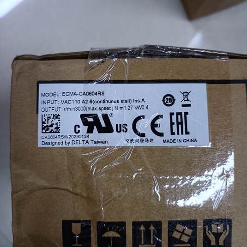 议价全新原装台达 ECMA-CA0604RS 400W伺服马达 马达