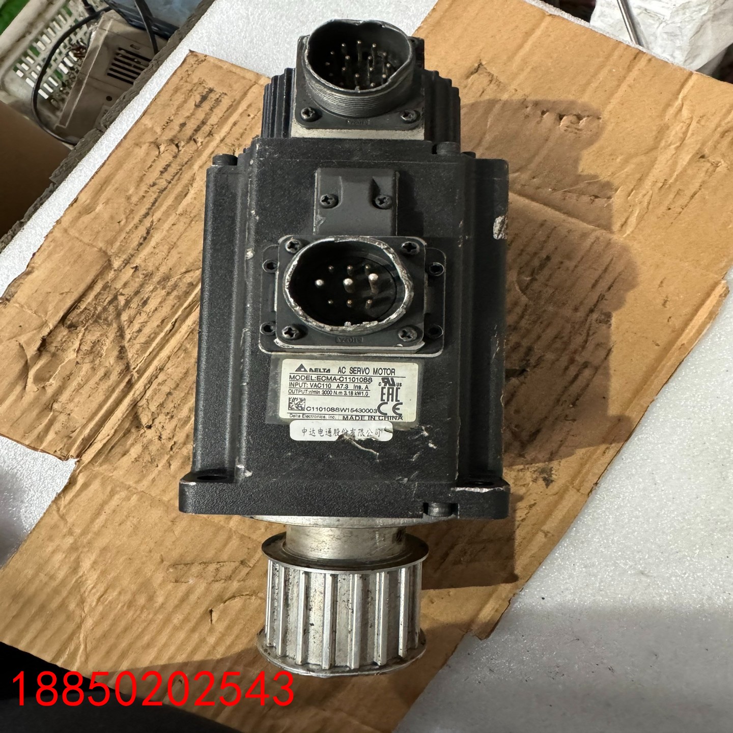 【请询价】Delta台达拆机台达伺服马达ECMA-C11010SS