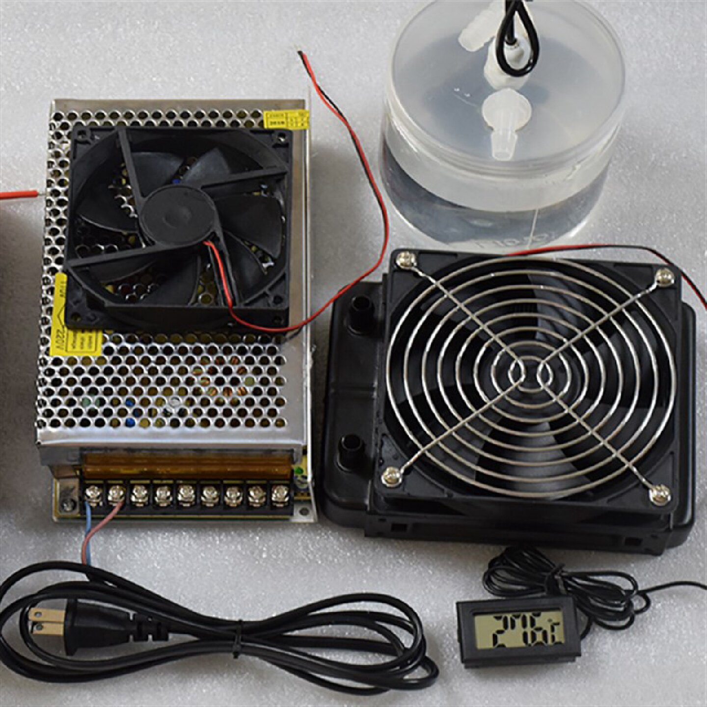 DIY电子车载空调12V半导体y制冷器制冷片便携式宠物空调小空间降
