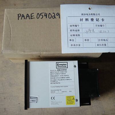 配件Crompton instruments 244HXN4议价