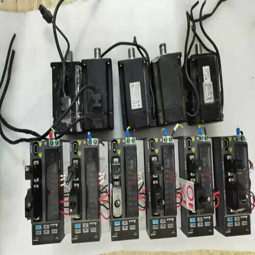 台达伺服驱动器+电机，九成新。功能正常。为每套价格~询价