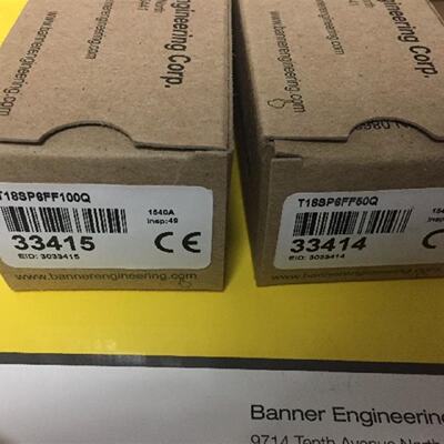 溢价-T18SP6FF100Q邦纳T18SP6FF50Q光电感测器详询