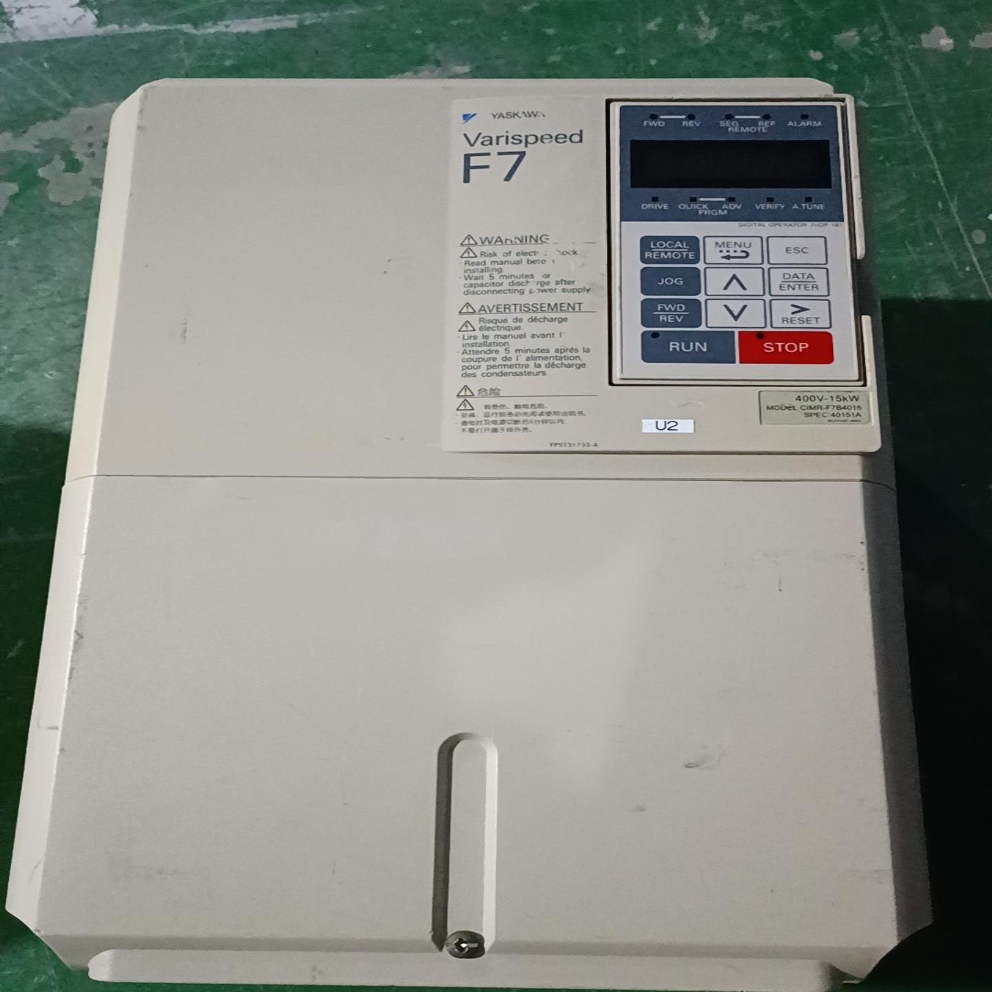 拆机安川变频器F7系列CIMR-F7B4015 15KW一台【鑫鑫商铺】