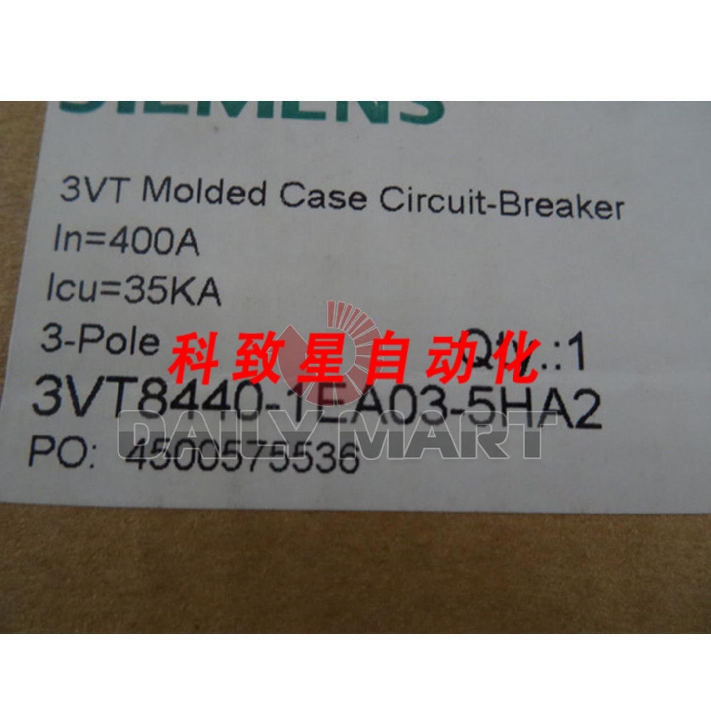 工业配件3VT8440-1EA03-5HA2 断路器 3VT84401EA035HA2