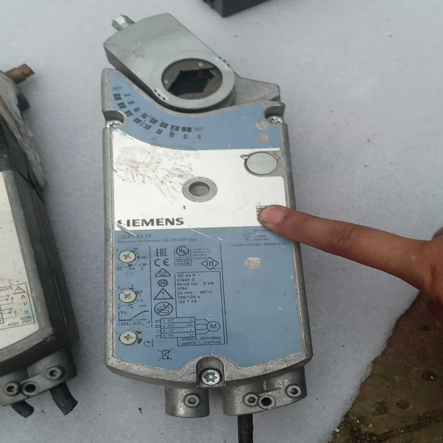 议价西门子风阀执行器GBB336和gbb163w.1e的25Nm，现货/维修