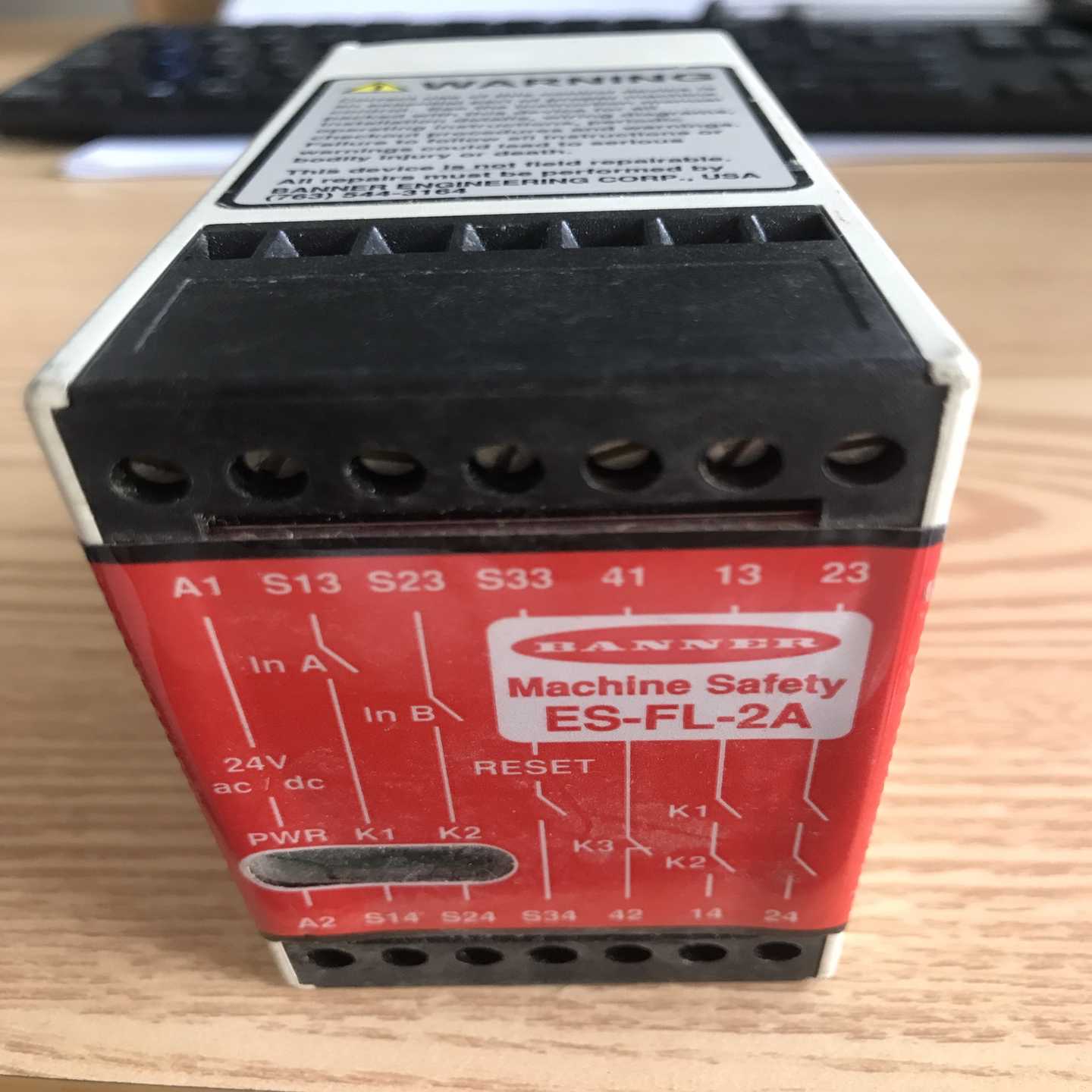 【议价】BANNER/邦纳ES-FL-2A安全急停模块安全继适用