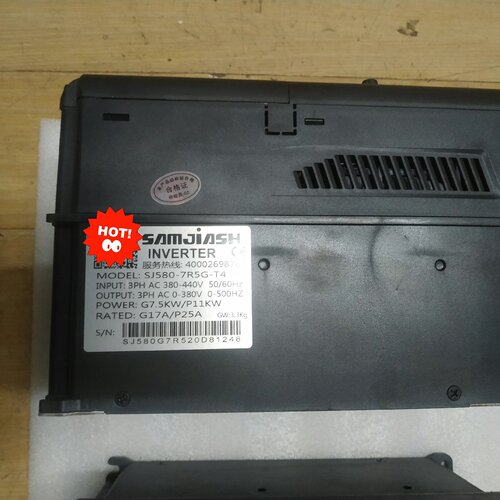 上海三佳变频器SJ5807R5GT4G7.5KWP拍前询价下单