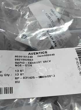 0821002003安沃驰Aventics气动元件全新原装