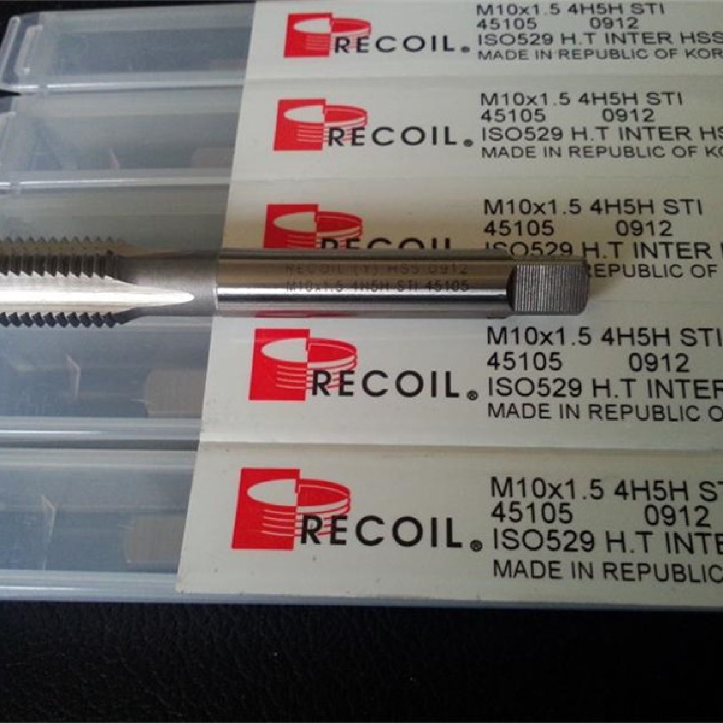 45255Recoil直槽丝锥ST2.50.45通孔用高速钢螺纹套丝锥